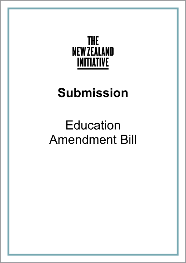 Submission Education Amendment Bill cover