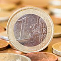 One euro coin