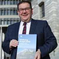 Grant Robertson Wellbeing Budget 2023 SQ