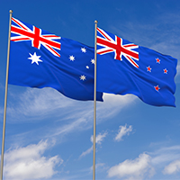 New Zealand Australian flag