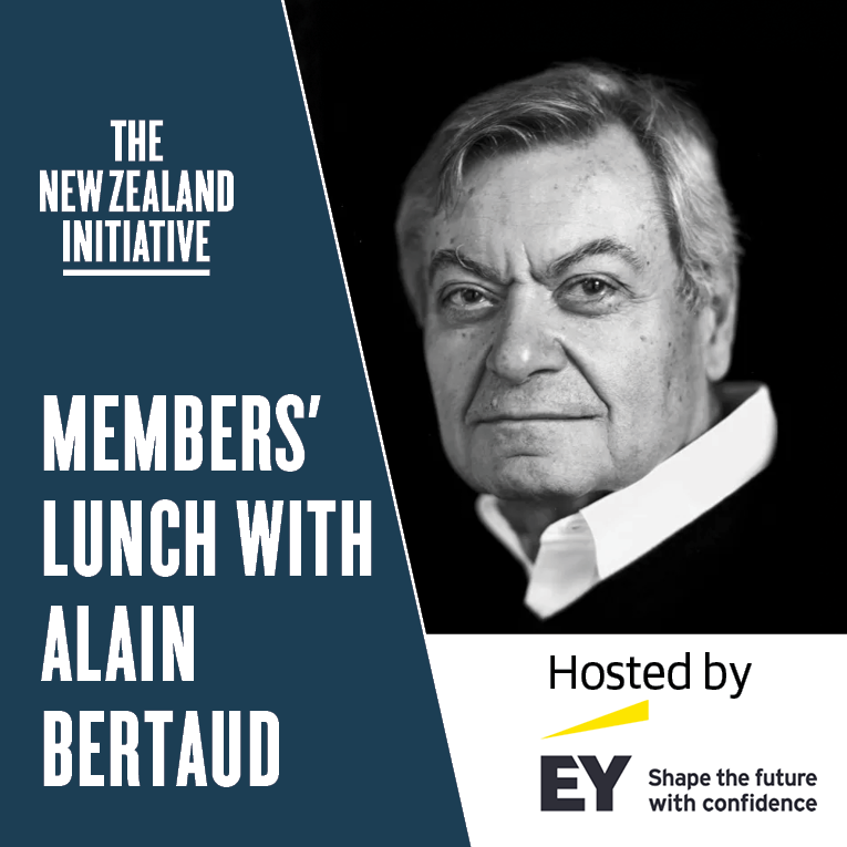 Members' Lunch with Alain Bertaud | The New Zealand Initiative