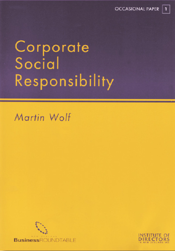 Coporate Social Responsibility cover