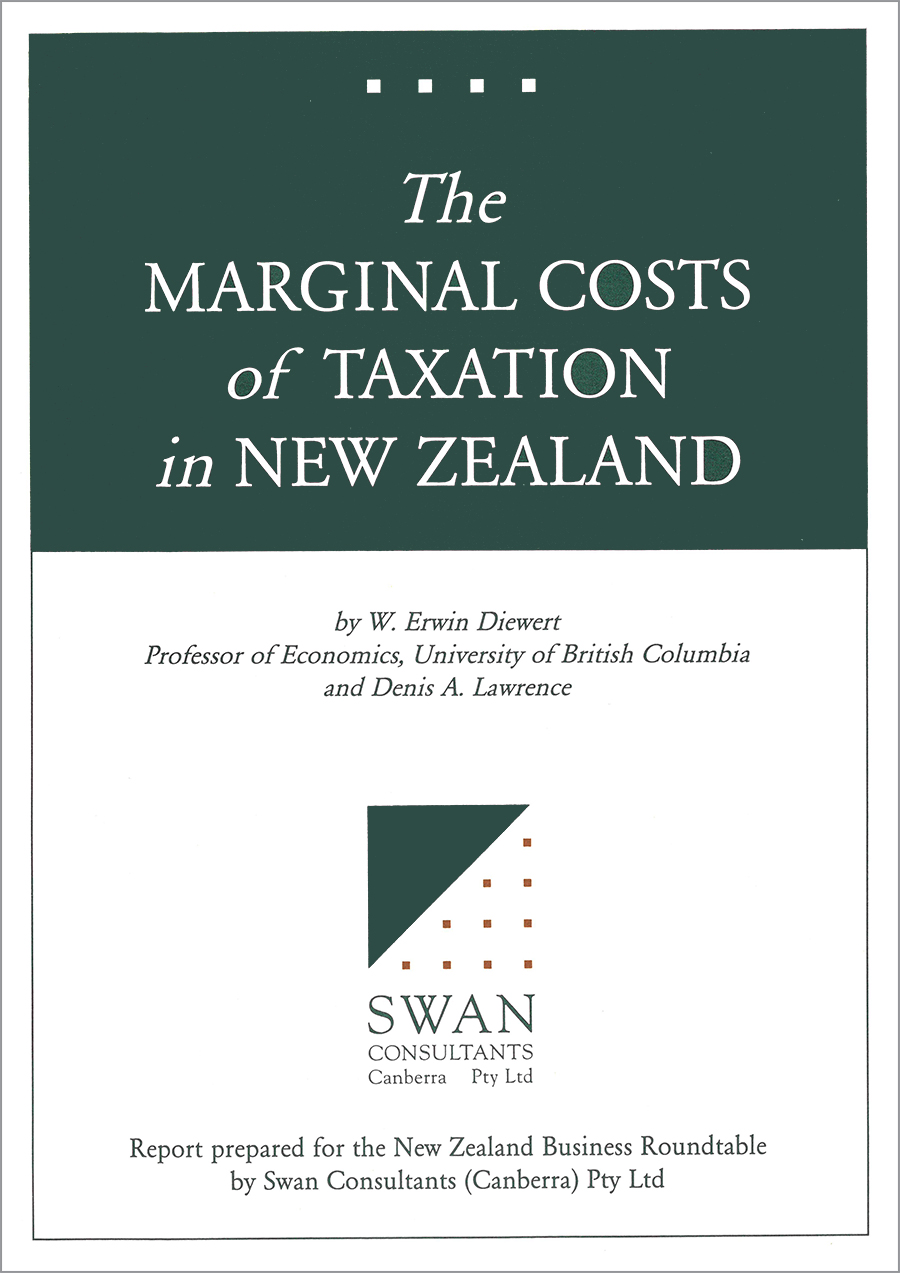 The Marginal Costs of Taxation in New Zealand cover