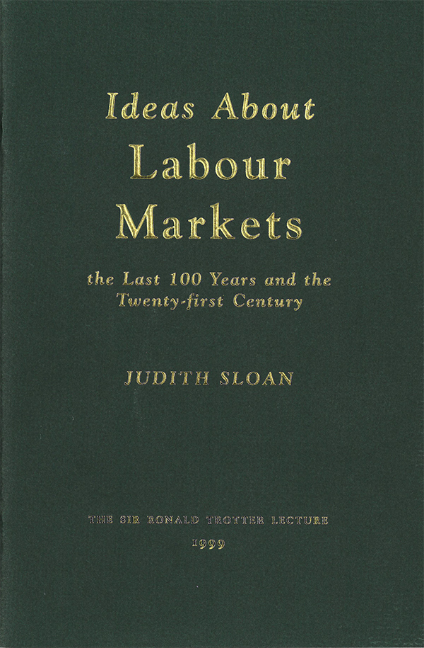 Trotter Ideas About Labour Markets