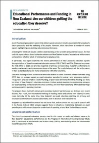 Education performance and fundng cover
