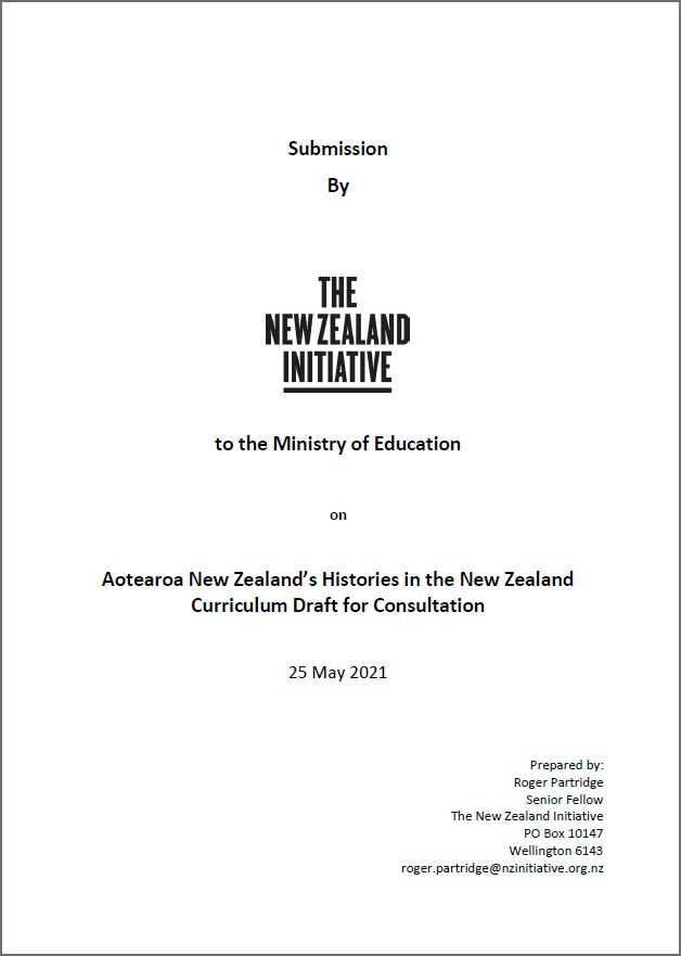 NZ histories submission cover