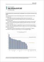 Policy Point The Pitfalls of CGT 1