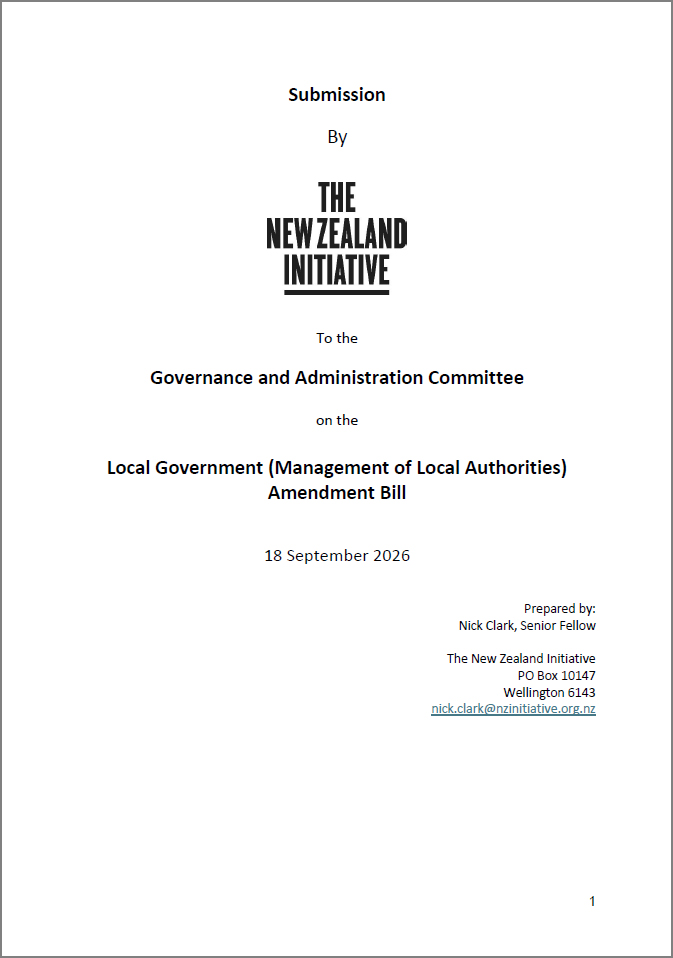 Submission local government outline