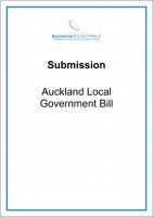 Submission Auckland Local Government Bill