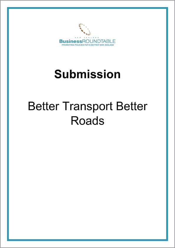 Submission Better Transport Better Roads