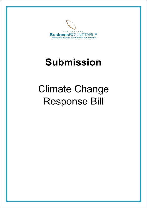Submission Climate Change Response Bill