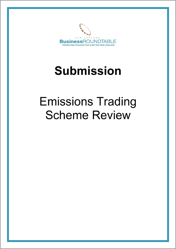 Submission Emissions Trading Scheme Review cover