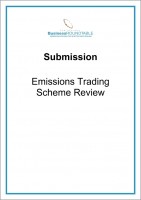 Submission Emissions Trading Scheme Review cover