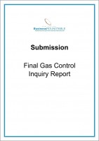 Submission Final Gas Control Inquiry Report