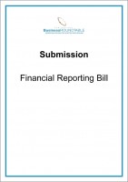 Submission Financial Reporting Bill