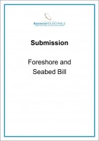 Submission Foreshore and Seabed Bill