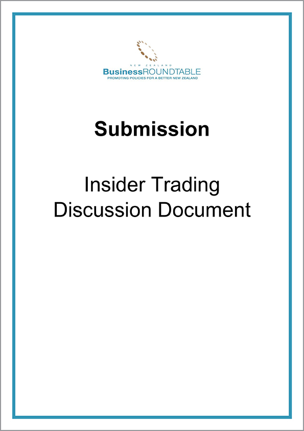 Submission Insider Trading Discussion Document