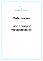 Submission Land Transport Management Bill