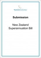 Submission New Zealand Superannuation Bill