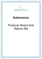Submission Producer Board Acts Reform Bill