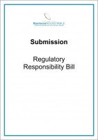 Submission Regulatory Responsibility Bill