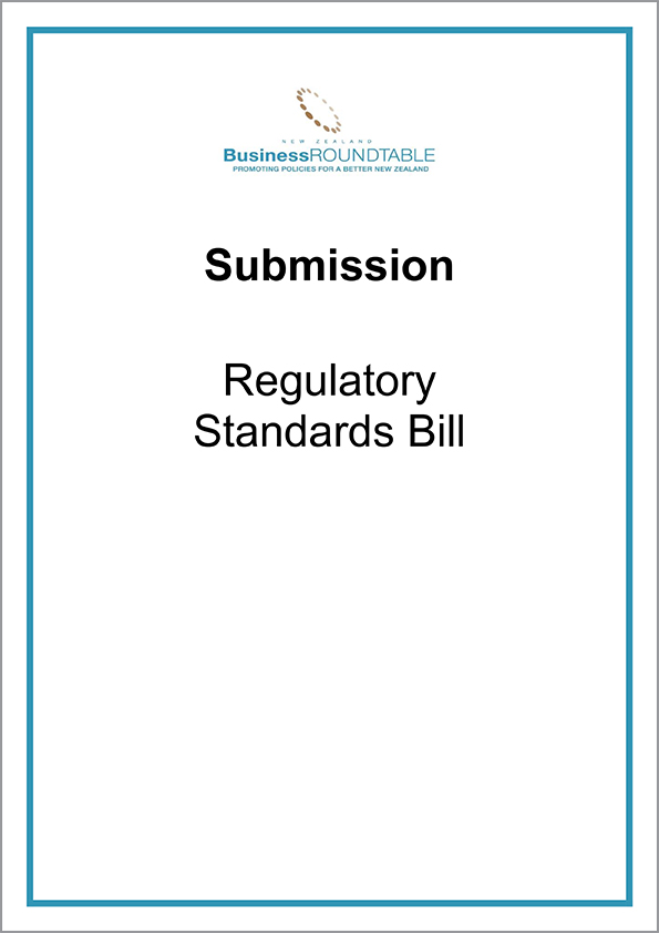 Submission Regulatory Standards Bill