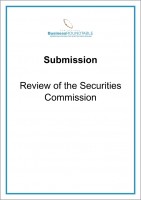 Submission Review of the Securities Commission