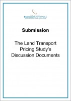 Submission The Land Transport Pricing Studys Discussion Documents