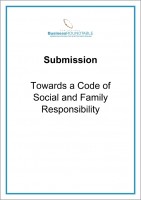 Submission Towards a Code of Social and Family Responsibility