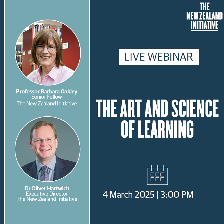 Webinar video: The art and science of learning | The New Zealand Initiative